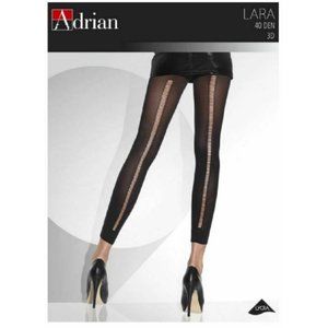 Adrian Tights 3D Footless Tights Lara 40 Den White